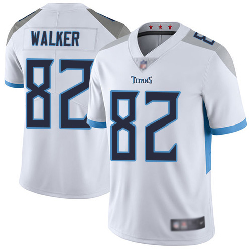Tennessee Titans Limited White Men Delanie Walker Road Jersey NFL Football #82 Vapor Untouchable